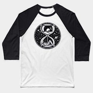 Astronaut Sleeping In An Hourglass Baseball T-Shirt